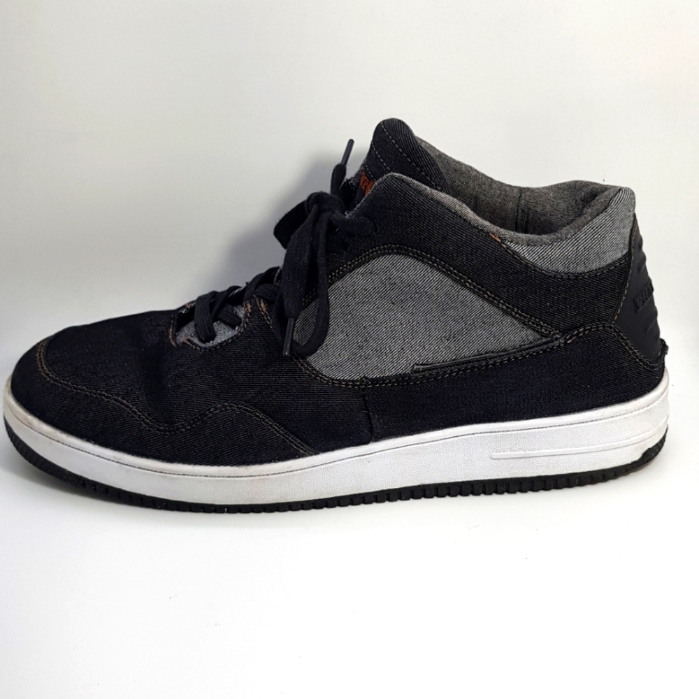 Phat Farm Denim Padded Ankle High Tops Sneaker Shoes
